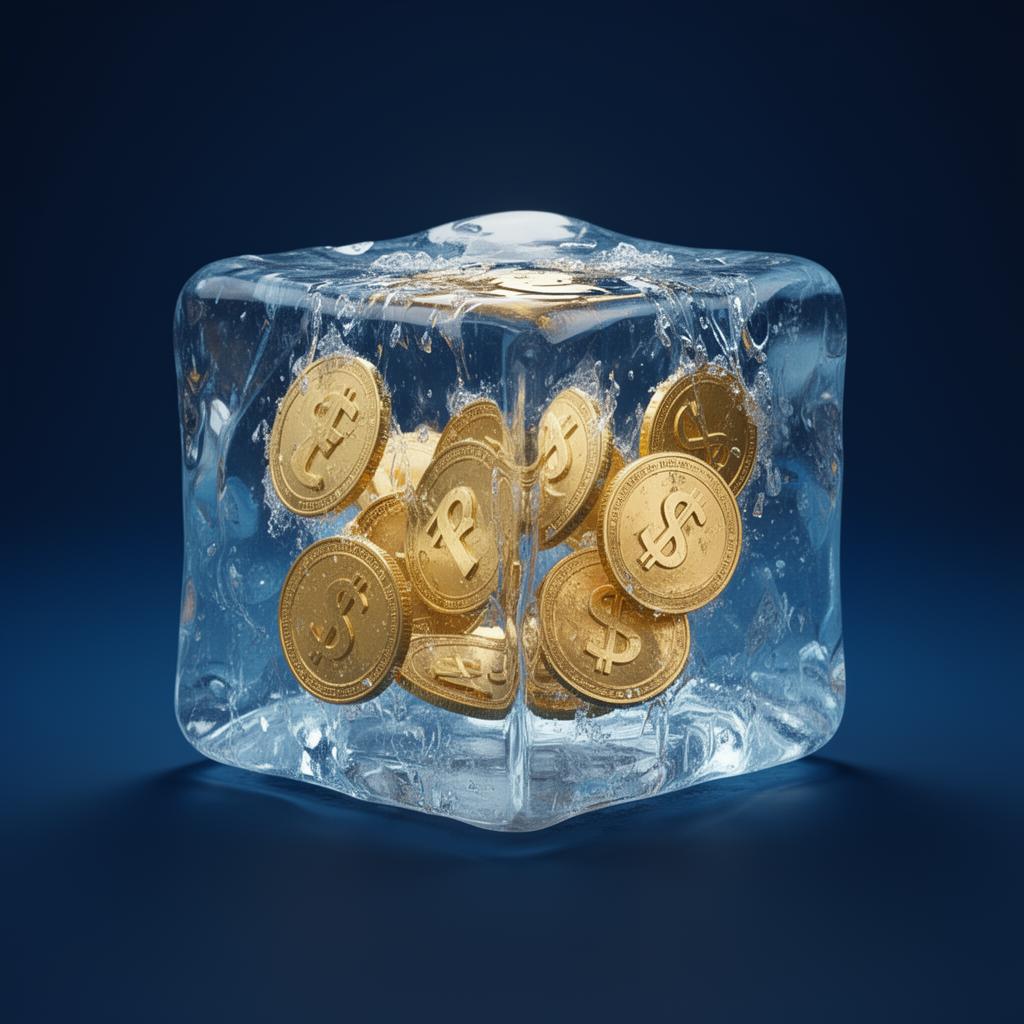 Frozen merchant funds illustration